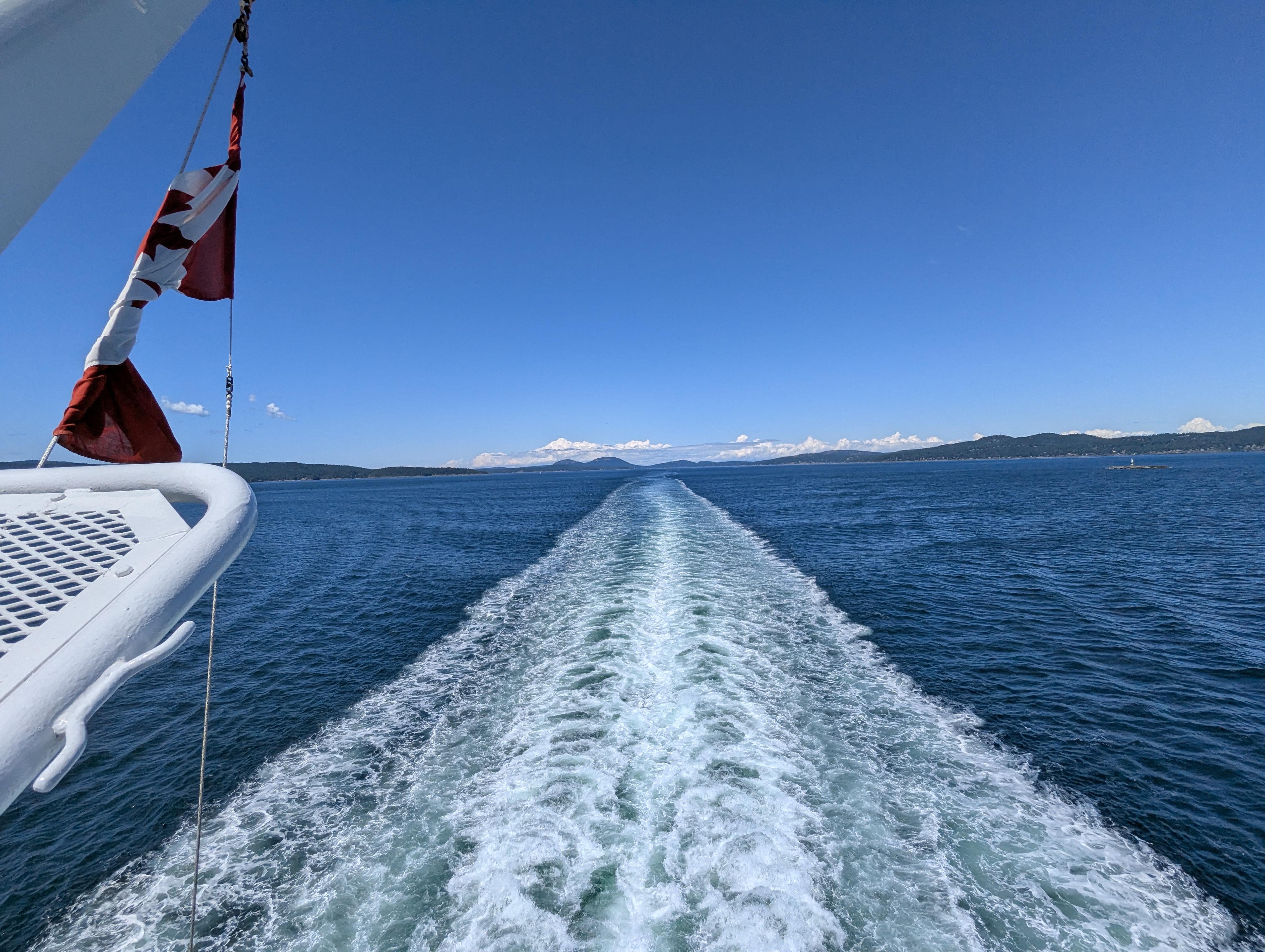 Birthday Trip to Canada, Ferry, Vancouver Island, British Columbia